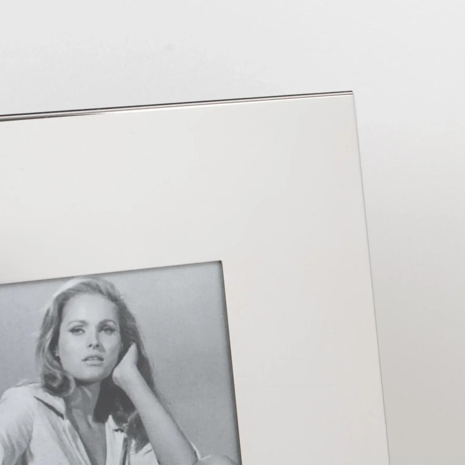 Christian Dior Home Silver Plate Picture Frame With Engraved Dior