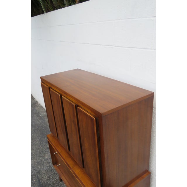 Kent Coffey Insignia Mid Century Modern Tall Chest of Drawers Chairish