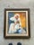This vintage oil painting on canvas beautifully captures the timeless bond between a mother and child through expressive...