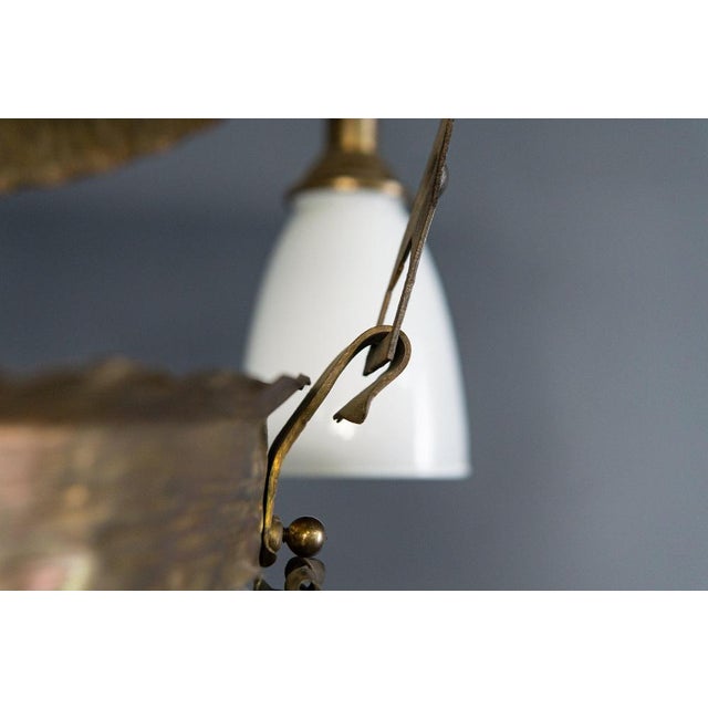 Art Nouveau Ceiling Lamp Chandelier For Sale - Image 15 of 18