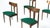 Mid-Century Modern Chairs in Wood and Fabric, Italy, 1960, Set of 6 For Sale - Image 6 of 18