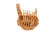 Wood Goose-Shaped Rattan Basket For Sale - Image 7 of 7