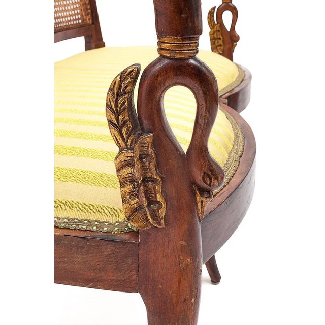 Napoleon III Bench, 1890s For Sale - Image 4 of 10