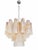 Metal Vintage Murano Glass Chandeliers, 1990, Set of 2 For Sale - Image 7 of 15