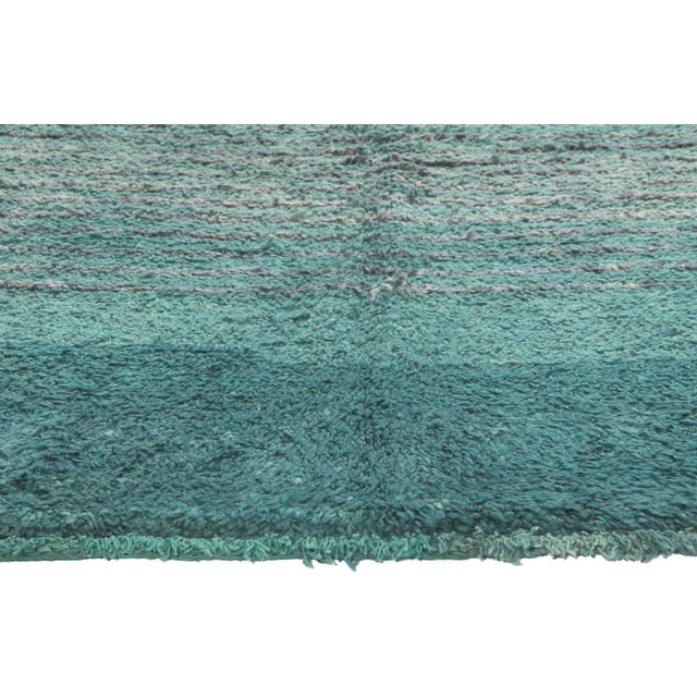 Textile Vintage Beni Mrirt Moroccan Rug - 05'02 X 06'05 For Sale - Image 7 of 10