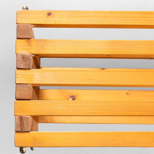 Vintage Wooden Bookcase, 1970 For Sale - Image 12 of 13