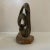 Abstract stone sculpture signed and dated in lower part dated 2003 signature hard to interpret. Great size for a pedestal...