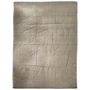Vintage Indian Modern Khaki Color Flat Rug