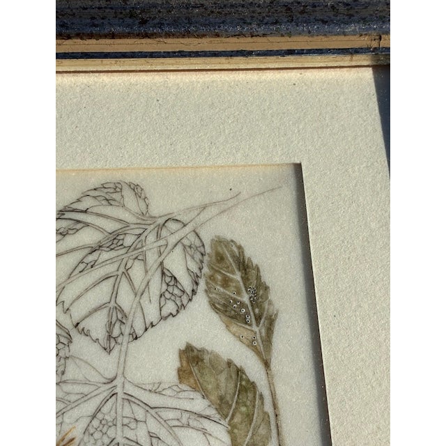 Arts & Crafts Vintage 1970s Mixed Media Painting "Whisper" by Jan Copperstone For Sale - Image 3 of 12
