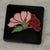 1980s 1980s Art Deco Glazed Flower Tile Trivet Coaster For Sale - Image 5 of 5