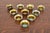 Louis Comfort Tiffany Favrile Iridescent Art Glass Salt Cellars, Set of Ten For Sale - Image 11 of 11