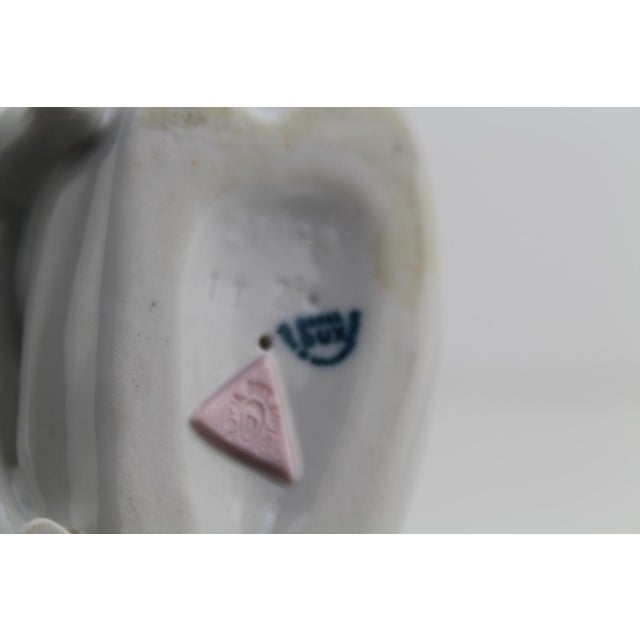 Czech Porcelain Girl with Cat Figurine from Royal Dux, 1960s For Sale - Image 10 of 15