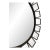 This beautiful mirror is in excellent condition and is very dramatic yet casually elegant over a mantle or table, in entry...