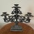 Vintage Art Nouveau Triple French Gothic Candelabra Candle Holder For Sale - Image 12 of 12