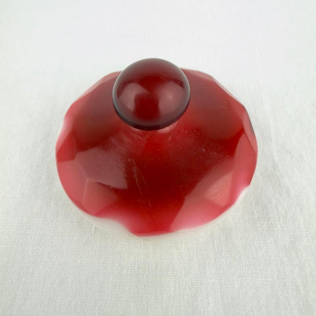 Glass Vintage Chinese Peking Glass Lidded Scholar’s Jar For Sale - Image 7 of 9