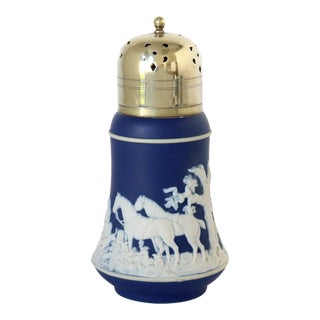 Antique Adams Jasperware Sugar Shaker, C. 1900s For Sale