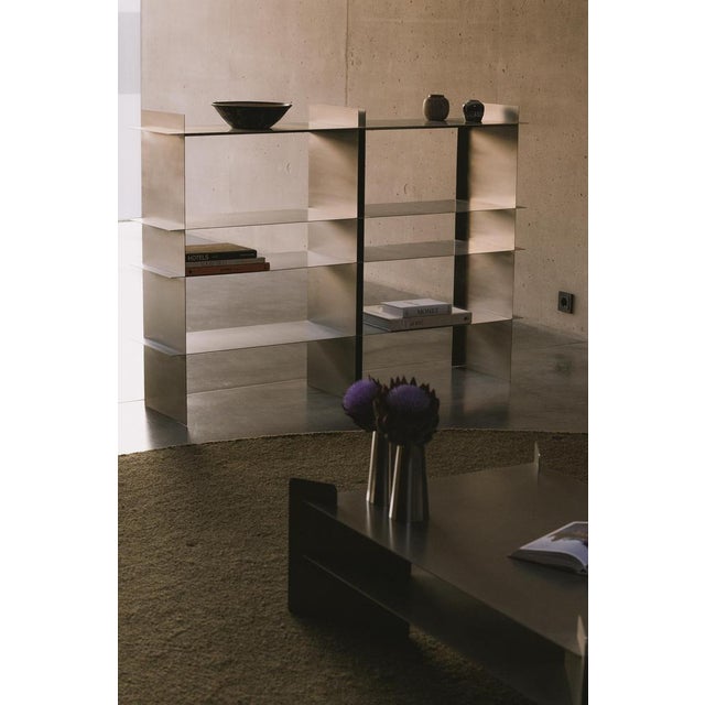 Contemporary Taisho Stainless Steel Shelf by Zincutec For Sale - Image 3 of 10