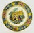 An amazing early French faience plate Intricate and very detailed hand tinted black transfer scene at the center,...
