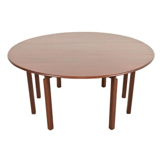Kittinger Georgian Mahogany Gate Leg Drop Leaf Dining Table or Breakfast Table, Newly Refinished For Sale