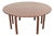 Kittinger Georgian Mahogany Gate Leg Drop Leaf Dining Table or Breakfast Table, Newly Refinished For Sale