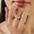 This March birthstone east-west aquamarine & diamond ring features a striking 2.33-carat baguette-cut aquamarine set...