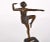 Metal Art Deco Signed Bronze Sculpture Dancer by Antonin Mara For Sale - Image 7 of 9