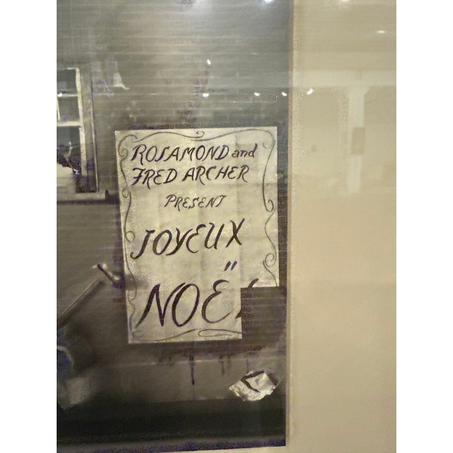 Rosalind and Fred Archer Joy Noel Photograph Framed For Sale In Cleveland - Image 6 of 6
