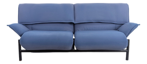 Blue Veranda Sofa by Vico Magistretti for Cassina
