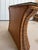 Vintage Refinished Rattan Braided Hourglass Console Table With Original Smoked Glass For Sale - Image 11 of 12