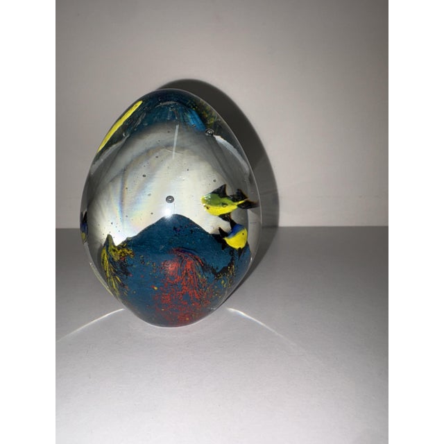 Vintage Murano Glass Paperweight, 1950 For Sale - Image 3 of 7