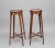 Brown Mahogany and Inlaid Urn Stands, 1900s, Set of 2 For Sale - Image 8 of 16