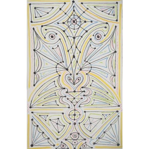 Jean Cocteau (1889-1963) Animal head Color lithograph Authenticated by the artist's stamp On vellum, 33 x 50 cm Excellent...