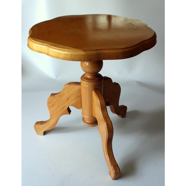 Handmade Elegant Wooden Plant Stand - Vintage For Sale - Image 4 of 10
