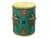 Introduce a vibrant touch of Himalayan artistry to your home with this exquisite, handcrafted Tibetan drum-style accent...
