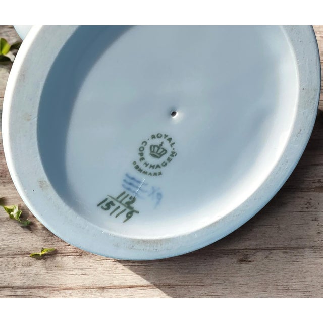 1970s Scandinavian Porcelain Candlesticks from Royal Copenhagen, Denmark, 1970s, Set of 2 For Sale - Image 5 of 6