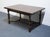 Vintage Antique Solid Oak Rustic Gothic Jacobean Tudor Style 86" Refectory Dining Table For Sale - Image 10 of 12
