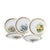 Porcelain Flower Plates, Set of 5 For Sale - Image 6 of 6