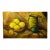 Vintage Mid Century Traditional Expressionist Still Life Original Oil Painting on Board, Yellow, Green & Goldenrod For Sale