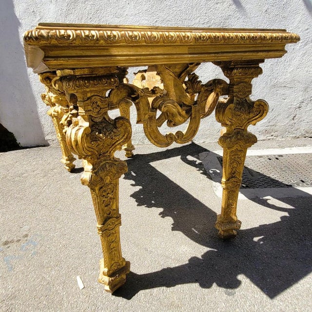 Louis XIV Center Table by Piedmont For Sale - Image 10 of 16