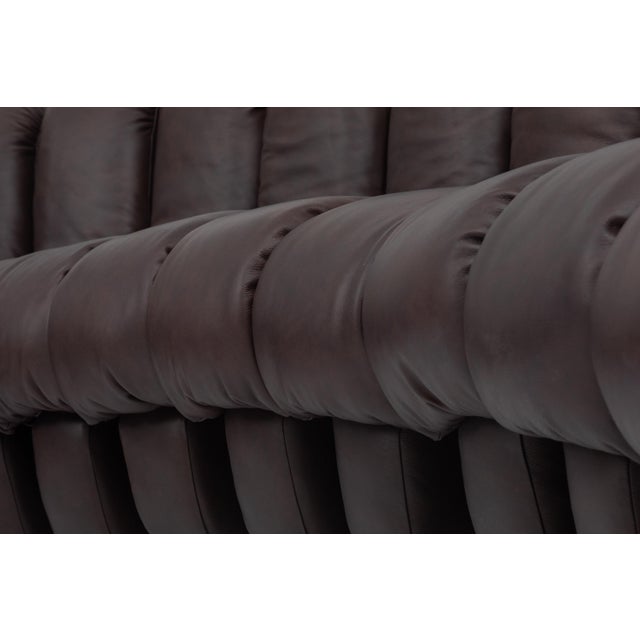 De Sede Ds-600 Non-Stop Sofa in Deep Espresso Brown Leather, 1980s For Sale - Image 18 of 18