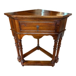 New Furniture Classics Rustic Corner Table For Sale