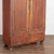 Brown Original Painted Swedish Two Door Armoire Dated 1834 For Sale - Image 8 of 9