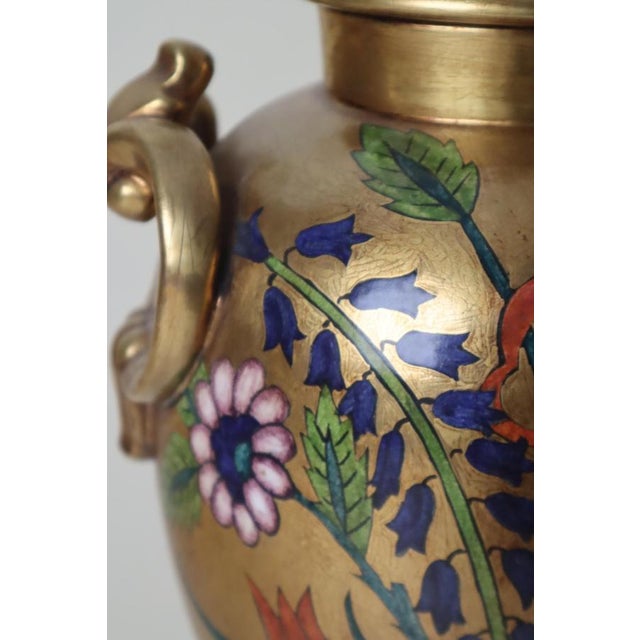 Ceramic Hollywood Regency Table Lamp from Ceramiche Batignani Firenze, Italy, 1970s For Sale - Image 7 of 11