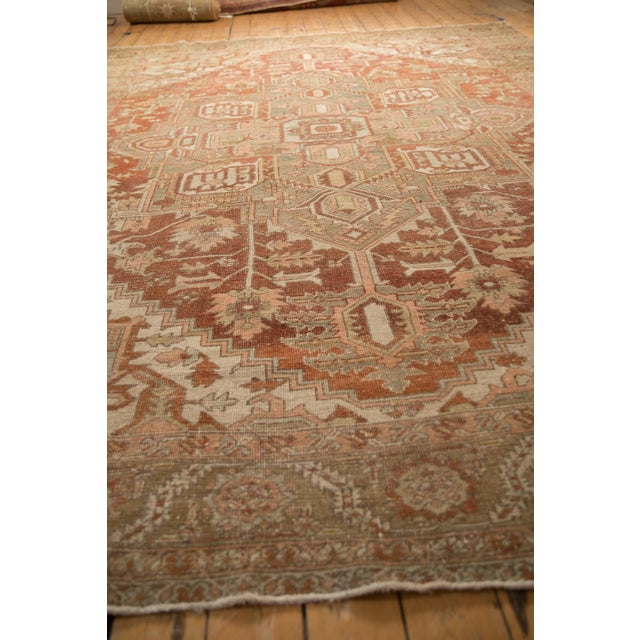 Vintage Distressed Heriz Carpet - 9'7" x 12'3" For Sale - Image 14 of 15