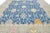 Contemporary Blue Modern Oushak Handmade Multicolor Floral Motif Oversize Wool Rug For Sale - Image 3 of 10