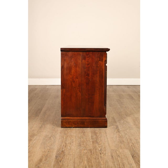 Brown Crescent Traditional Solid Cherry Buffet Sideboard For Sale - Image 8 of 13
