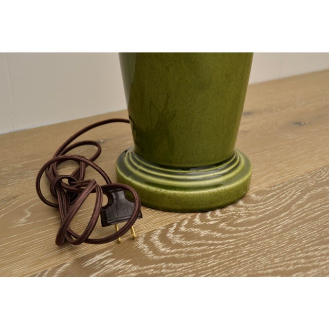 Mid 20th Century Mid Century Studio Ceramic Lamp For Sale - Image 5 of 5