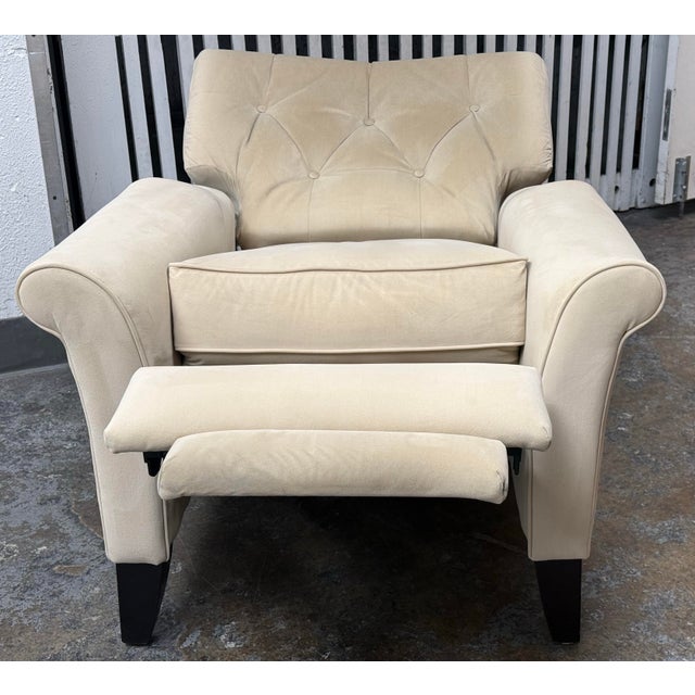 Cream La-Z-Boy Cosmopolitan Recliner For Sale - Image 8 of 12