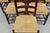 Late 20th Century Primitive Rustic Ladder Back Woven Rush Seat Dining Side Chairs - Set of 6 For Sale In Philadelphia - Image 6 of 14