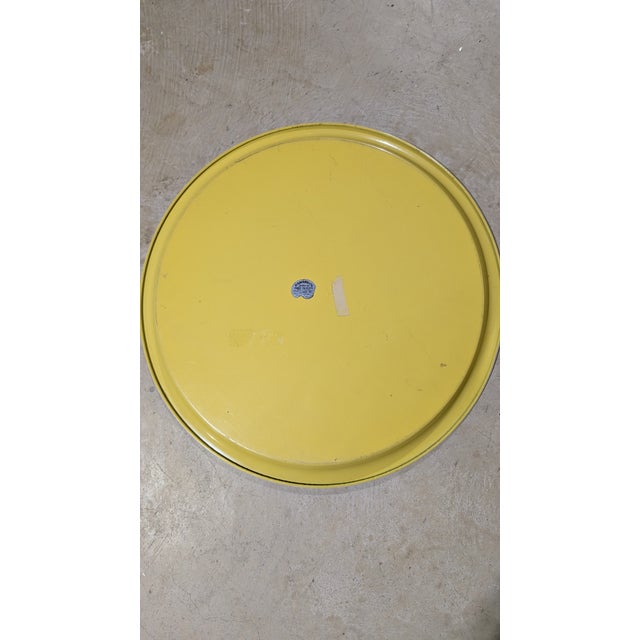 Vintage Hand Painted Toleware Tray Mid Century Modern For Sale In Washington DC - Image 6 of 8